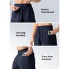 image:imageWillit Womens 4 Linen Blend Casual ShortsNavy Blue