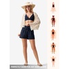 image:imageWillit Womens 4 Linen Blend Casual ShortsNavy Blueupdate