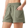 image:imageWillit Womens 4 Linen Blend Casual ShortsSage Greenupdate