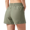 image:imageWillit Womens 4 Linen Blend Casual ShortsSage Greenupdate