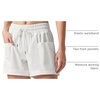image:imageWillit Womens 4 Linen Blend Casual ShortsWhite