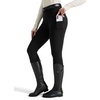 image:imageWillit Womens Fleece Lined Riding Breeches Full Seat Silicone GripBlack