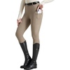 image:imageWillit Womens Fleece Lined Riding Breeches Full Seat Silicone GripKhaki