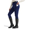 image:imageWillit Womens Fleece Lined Riding Breeches Full Seat Silicone GripNavy