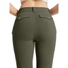 image:imageWillit Womens Fleece Lined Riding Breeches Full Seat Silicone GripOlive