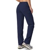 image:imageWillit Womens Hiking Pants Quick Dry Lightweight Stretch Travel Pants with Pockets UPF 50 WaterResistant 29 Navy 12