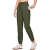 image:imageWillit Womens Linen Joggers Pants Lightweight BreathableArmy Greenupdate