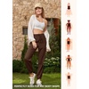 image:imageWillit Womens Linen Joggers Pants Lightweight BreathableDark Brown