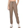 image:imageWillit Womens Linen Joggers Pants Lightweight BreathableDeep Khaki