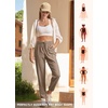 image:imageWillit Womens Linen Joggers Pants Lightweight BreathableDeep Khakiupdate