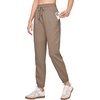 image:imageWillit Womens Linen Joggers Pants Lightweight BreathableDeep Khakiupdate