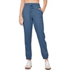 image:imageWillit Womens Linen Joggers Pants Lightweight BreathableDenim Blue