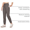 image:imageWillit Womens Linen Joggers Pants Lightweight BreathableGray