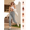 image:imageWillit Womens Linen Joggers Pants Lightweight BreathableLight Gray