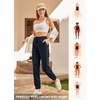 image:imageWillit Womens Linen Joggers Pants Lightweight BreathableNavy Blueupdate