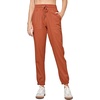 image:imageWillit Womens Linen Joggers Pants Lightweight BreathableOrange