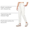 image:imageWillit Womens Linen Joggers Pants Lightweight BreathableWhite