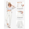 image:imageWillit Womens Linen Joggers Pants Lightweight BreathableWhiteupdate