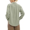 image:imageWillit Womens Linen Shirts Button Down Loose FitSage Green