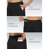 image:imageWillit Womens Linen Shorts Wide LegBlackupdate