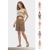image:imageWillit Womens Linen Shorts Wide LegDeep Khaki