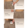 image:imageWillit Womens Linen Shorts Wide LegDeep Khakiupdate