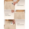 image:imageWillit Womens Linen Shorts Wide LegKhaki