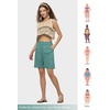 image:imageWillit Womens Linen Shorts Wide LegLake Green