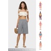 image:imageWillit Womens Linen Shorts Wide LegLight Gray