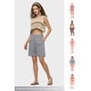 image:imageWillit Womens Linen Shorts Wide LegLight Gray