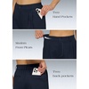 image:imageWillit Womens Linen Shorts Wide LegNavy Blue