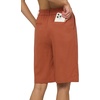 image:imageWillit Womens Linen Shorts Wide LegOrangeupdate