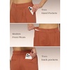 image:imageWillit Womens Linen Shorts Wide LegOrangeupdate
