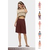 image:imageWillit Womens Linen Shorts Wide LegReddish Brownupdate