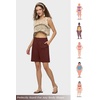 image:imageWillit Womens Linen Shorts Wide LegReddish Brownupdate
