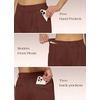 image:imageWillit Womens Linen Shorts Wide LegReddish Brownupdate