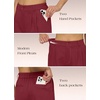 image:imageWillit Womens Linen Shorts Wide LegRose