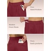 image:imageWillit Womens Linen Shorts Wide LegRoseupdate