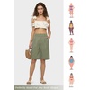 image:imageWillit Womens Linen Shorts Wide LegSage Green
