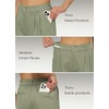 image:imageWillit Womens Linen Shorts Wide LegSage Greenupdate