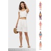 image:imageWillit Womens Linen Shorts Wide LegWhite