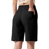 image:imageWillit Womens Linen Shorts with PocketsBlack