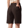 image:imageWillit Womens Linen Shorts with PocketsDark Brownupdate