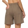 image:imageWillit Womens Linen Shorts with PocketsDeep Khakiupdate