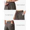 image:imageWillit Womens Linen Shorts with PocketsGrayupdate