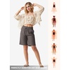 image:imageWillit Womens Linen Shorts with PocketsGrayupdate