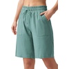image:imageWillit Womens Linen Shorts with PocketsLake Greenupdate
