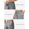 image:imageWillit Womens Linen Shorts with PocketsLight Grayupdate