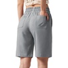 image:imageWillit Womens Linen Shorts with PocketsLight Grayupdate
