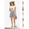 image:imageWillit Womens Linen Shorts with PocketsLight Grayupdate